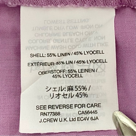 J. Crew Purple Sweatpants Elastic Cuffs Relaxed Fit - Picture 8 of 13